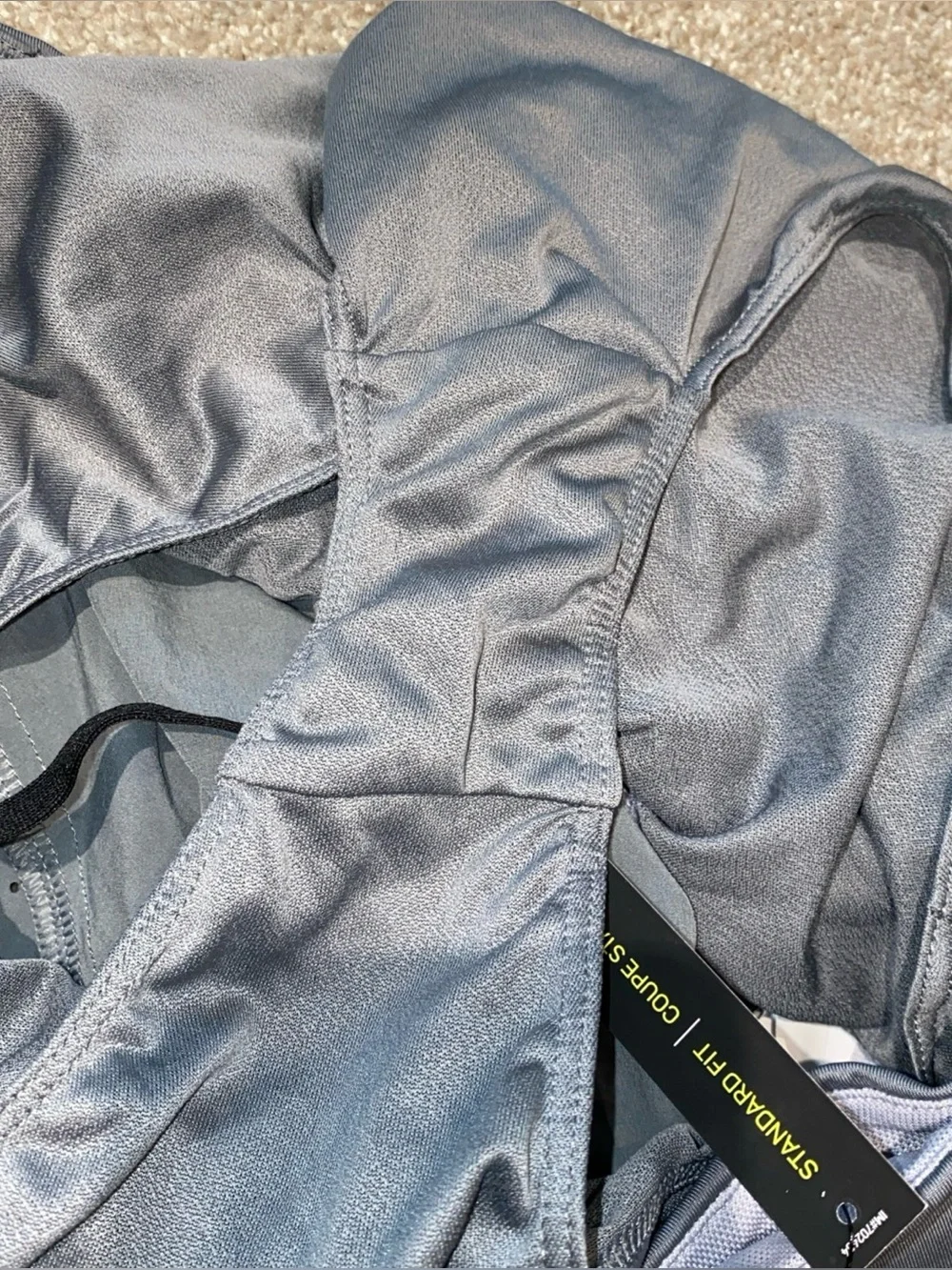 Nike Women's Dri-Fit Eclipse Gray Running Shorts Size M Lined Pockets NWT